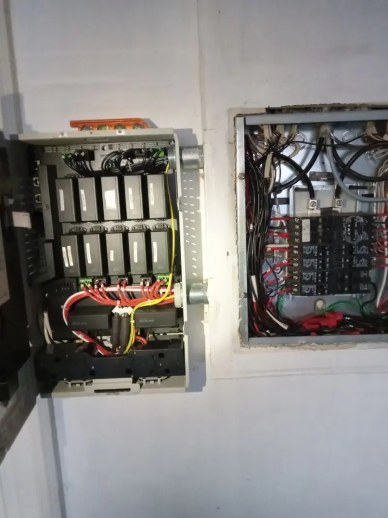 Electrical panel upgrade completed for Security Camera Wiring in Elkton
